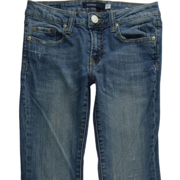 Vigoss Flare Leg Jeans Women's 0 Stretch Low C691 - Picture 4 of 4